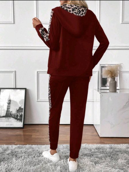 Conjunto de Chaqueta con Cremallera y Pantalón 108010 E148