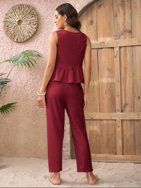 Conjunto 2 Piezas Blusa y Pantalón 29022 e74