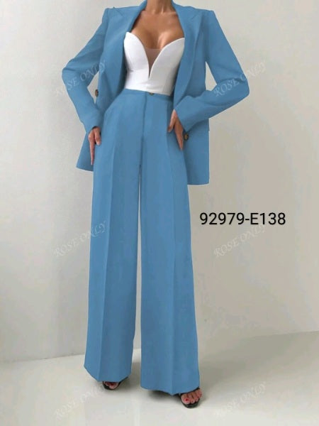Conjunto de Traje Blazers Forrado y Pantalón 92979 e138