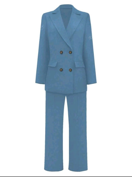Conjunto de Traje Blazers Forrado y Pantalón 92979 e138