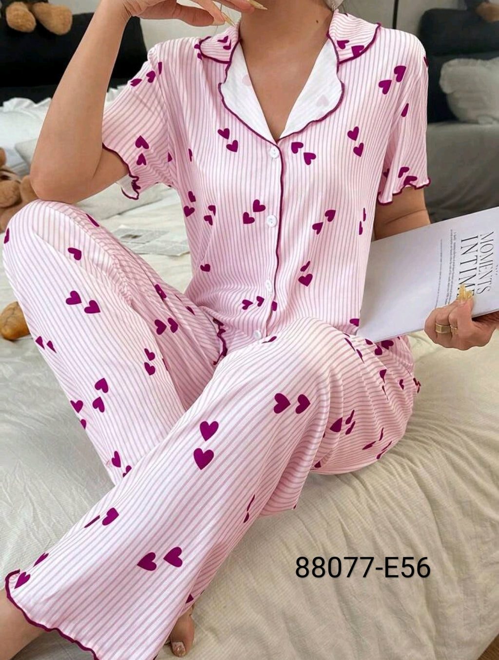 Pijama Manga Corta 88077-E56