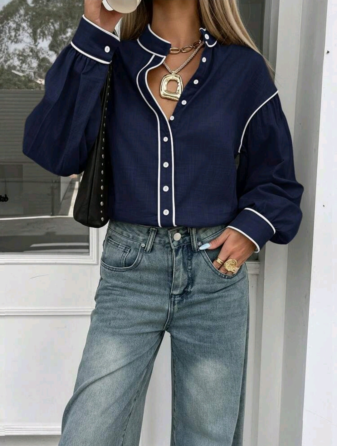 Blusa de Algodón 43497-E4