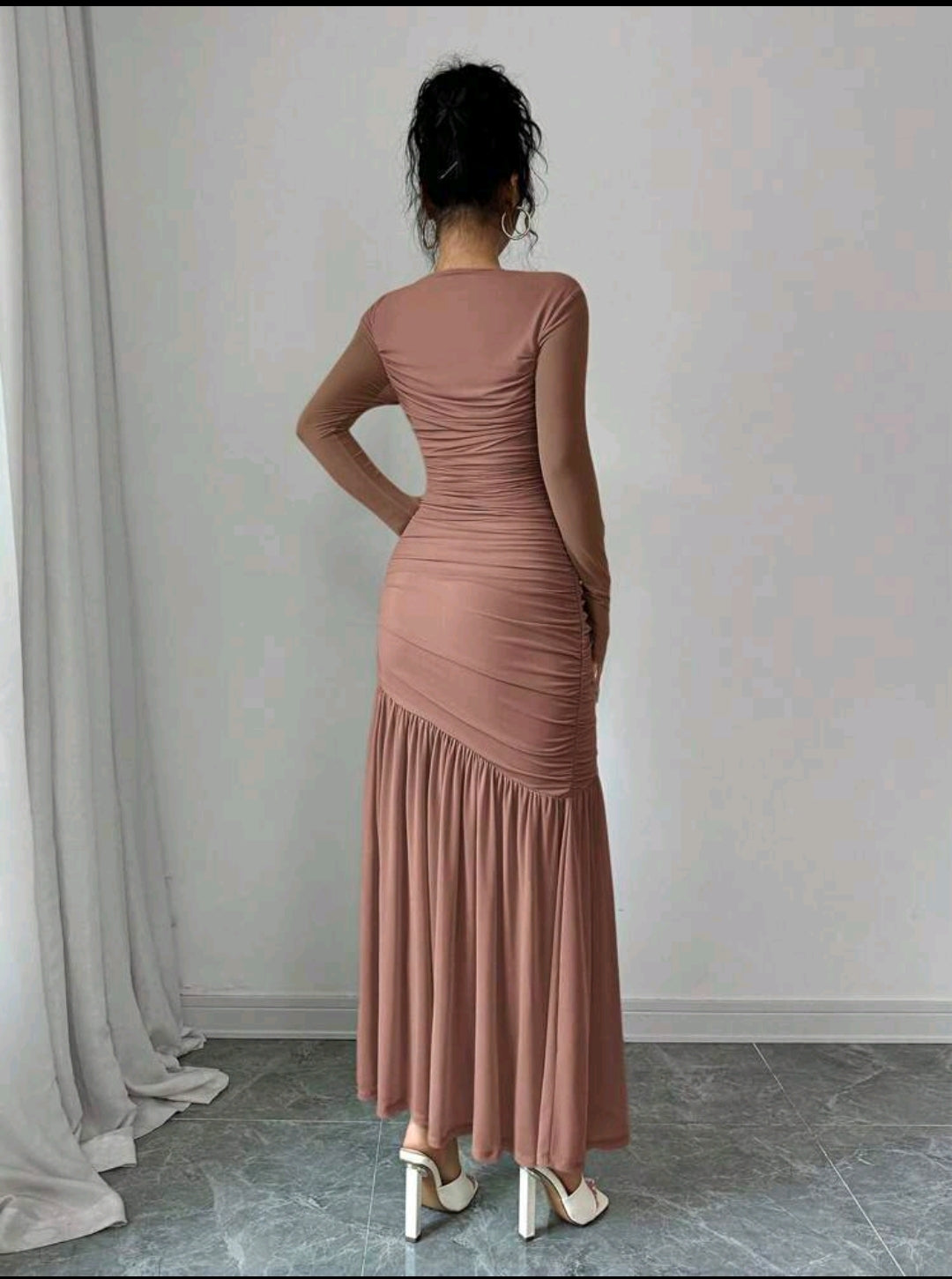 Vestido Largo Manga Larga 95964-E6
