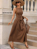 Vestido Largo Unicolor 507914-E184