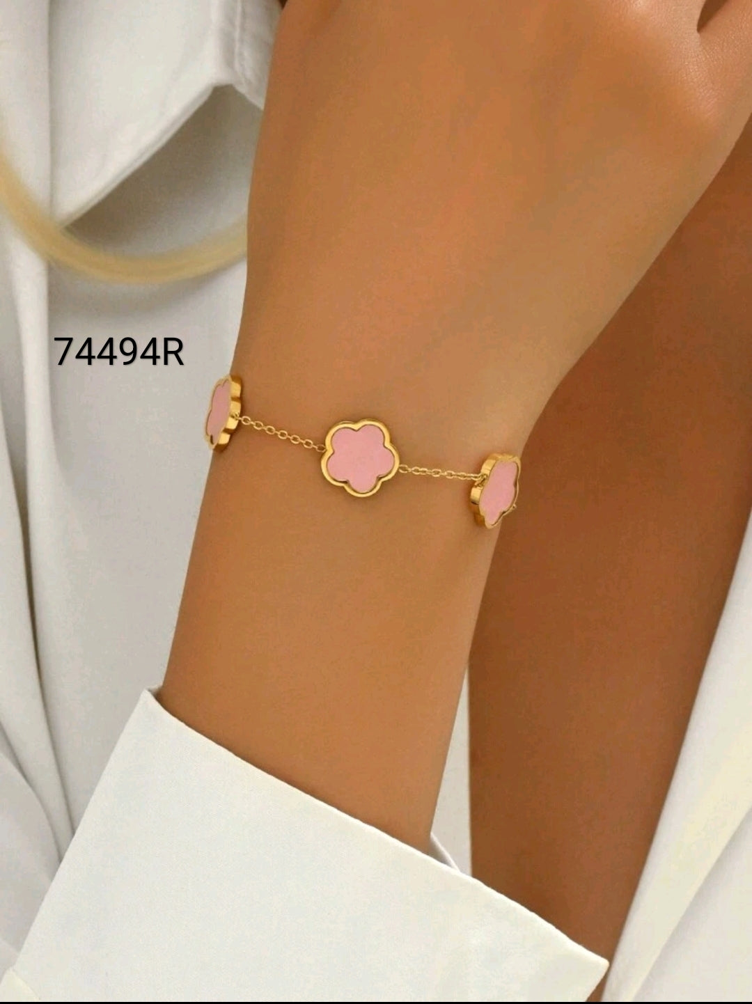 Pulsera de Plata 74494Rosa