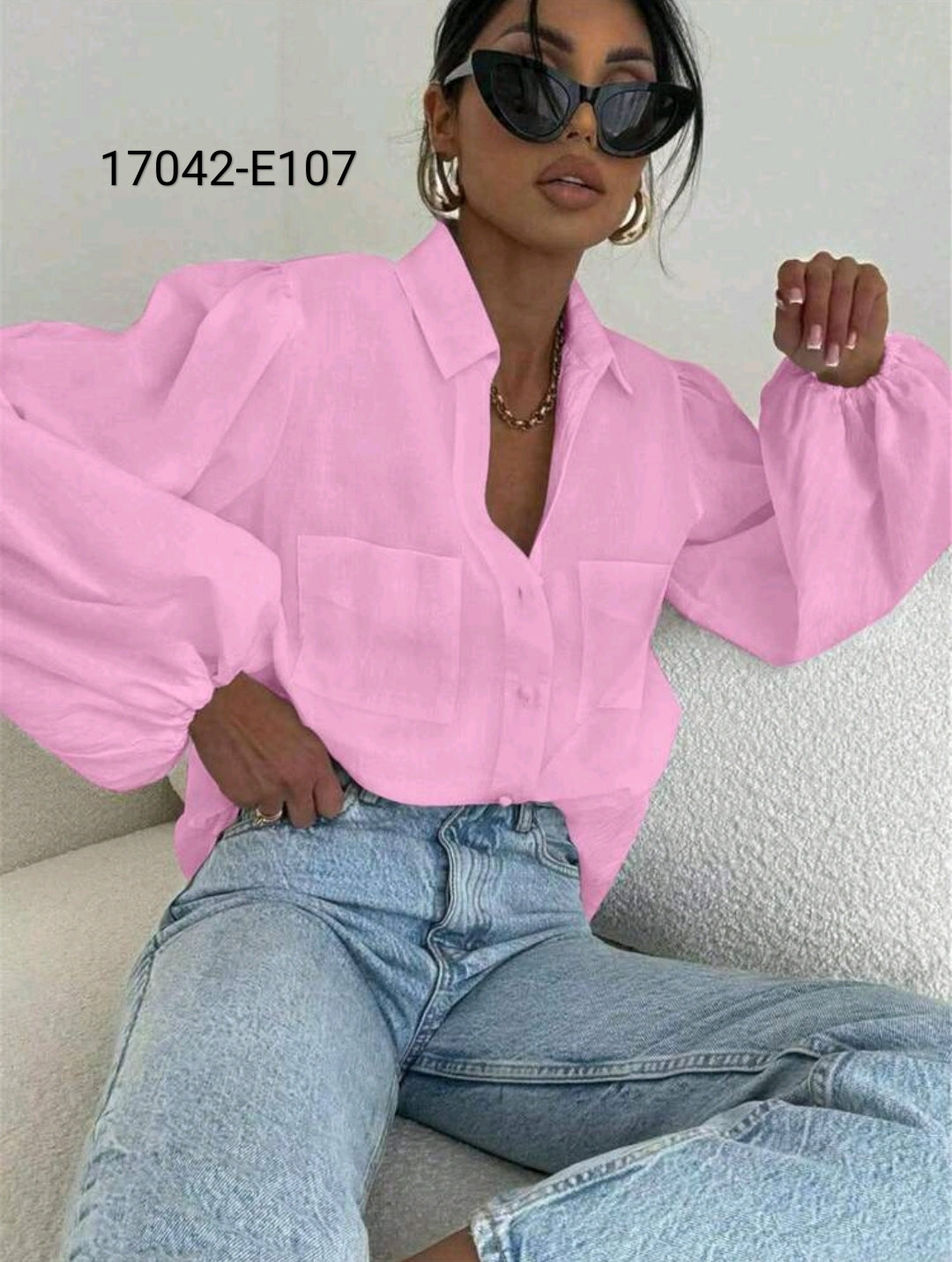 Blusa Manga Larga 17042-E107
