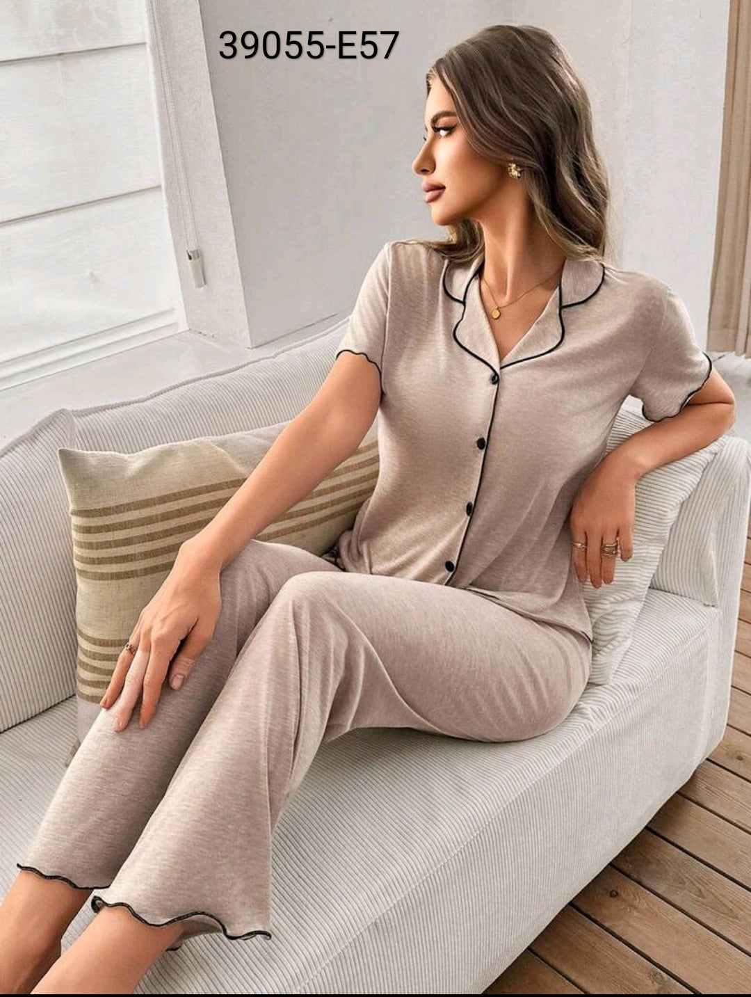 Pijama Manga Corta 39055-E57