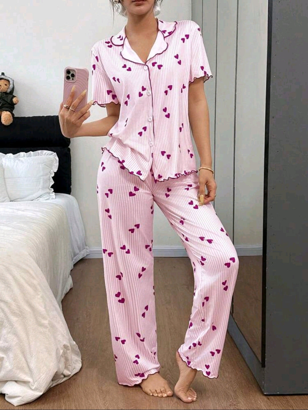 Pijama Manga Corta 88077-E56