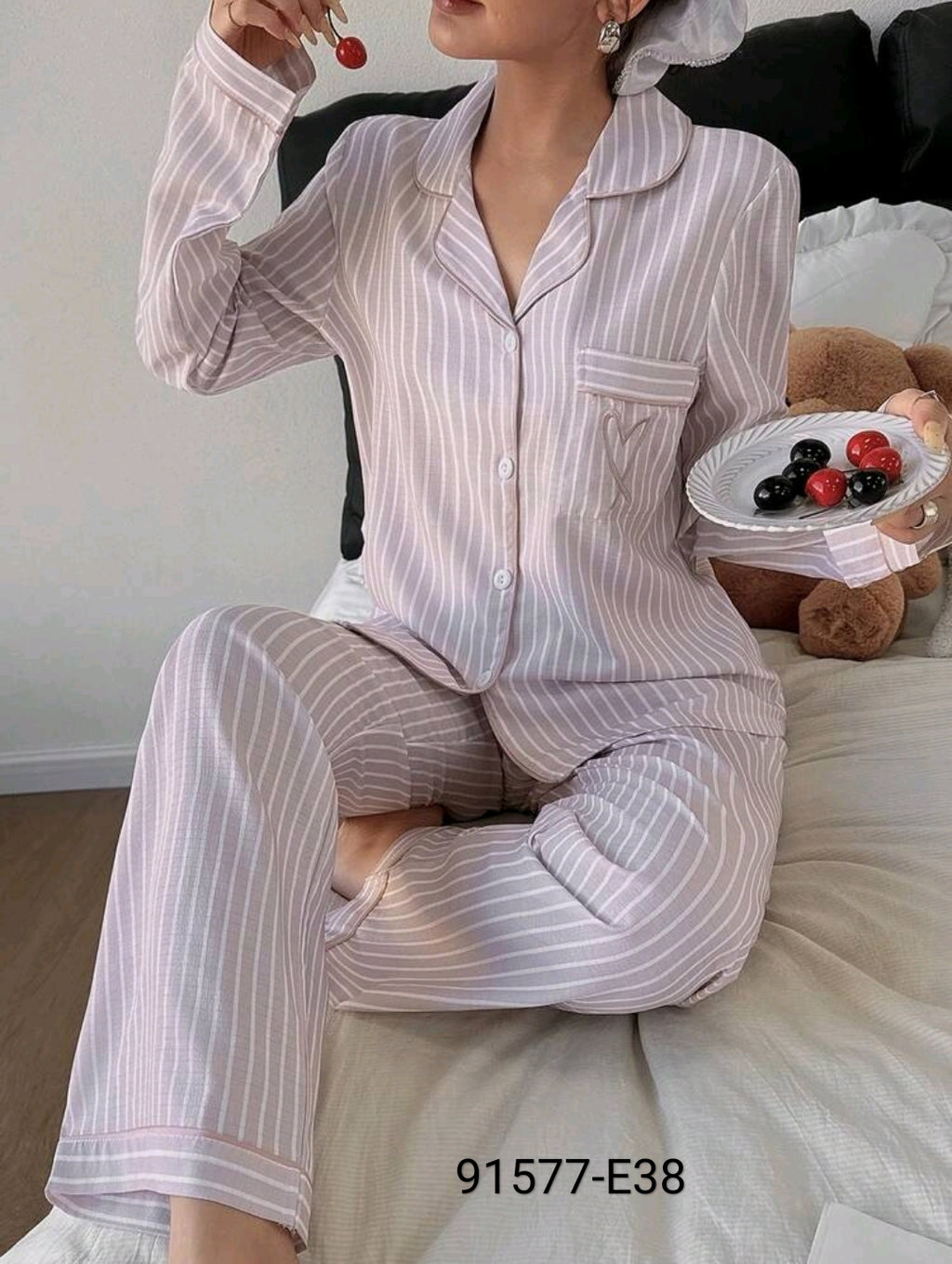 Pijama Manga Larga 91577-E38