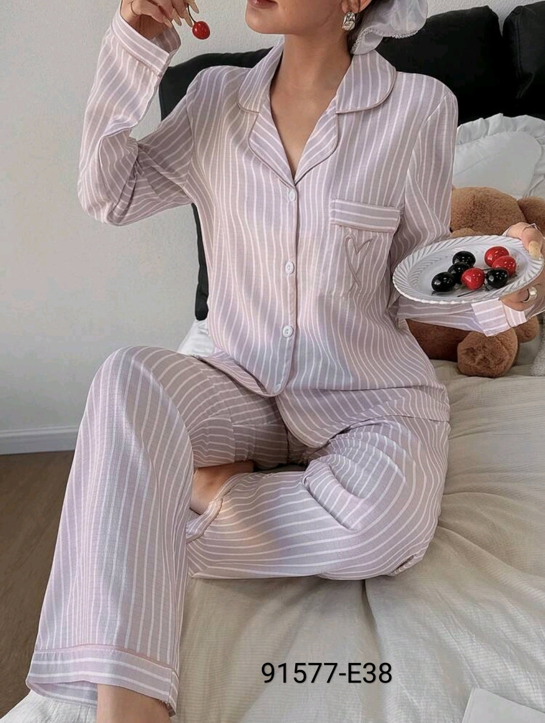 Pijama Manga Larga 91577-E38