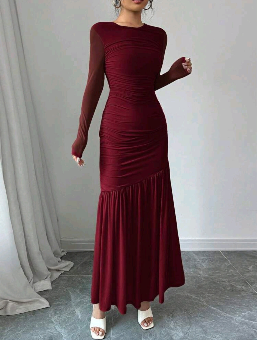 Vestido Largo Elegante 67890-E55